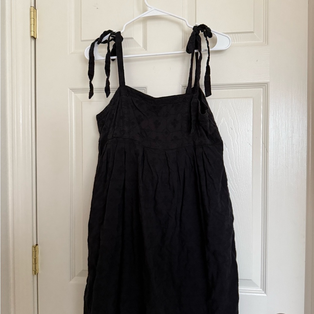 Old Navy Black Textured Dress